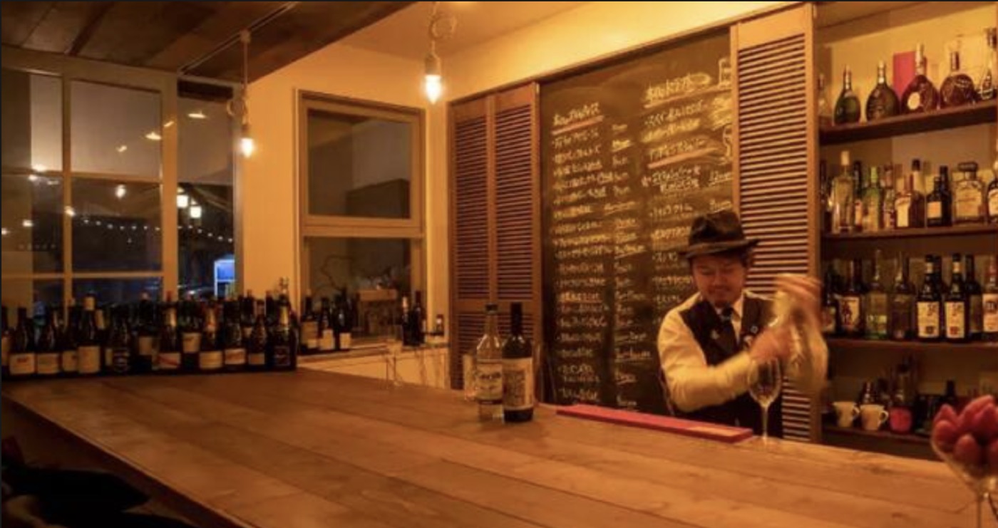 Bar night atmosphere